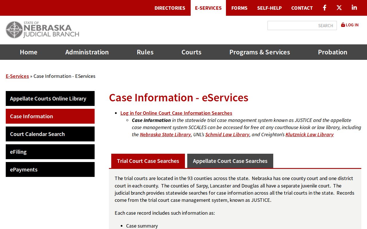Box Butte County warrant records state court information overview
